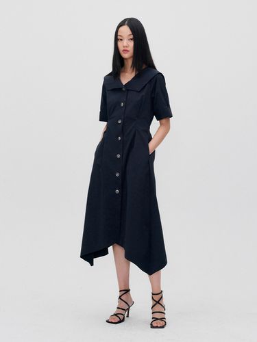 Hankerchief Hem Midi Dress - RE RHEE - Modalova