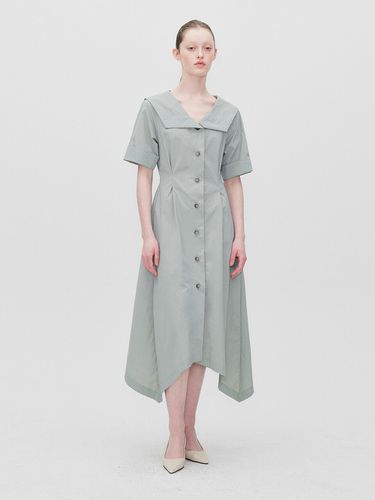 Handkerchief Hem Midi Dress - RE RHEE - Modalova