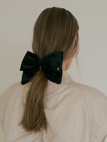 Ciel Ribbon Hair Pin_Black - DeMAKER - Modalova