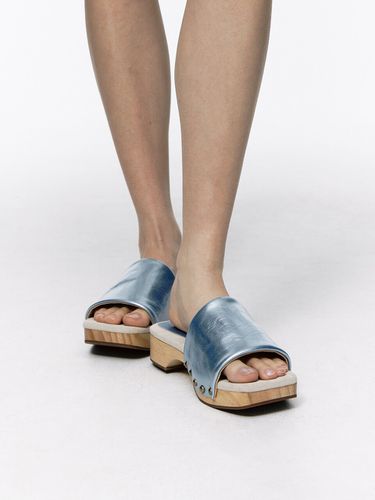 Mm Gina Wood Clog_Sky Blue - Neute - Modalova