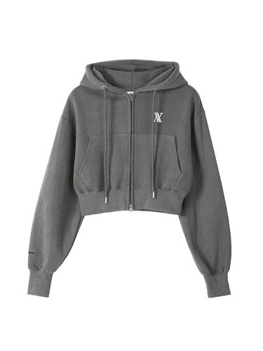 AV Logo Cropped Hood Zip-up - AVANDRESS - Modalova