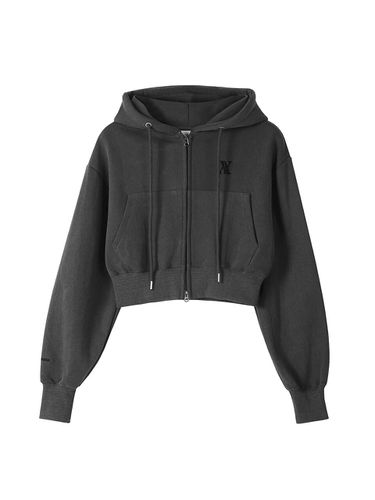 AV Logo Cropped Hood Zip-up - AVANDRESS - Modalova