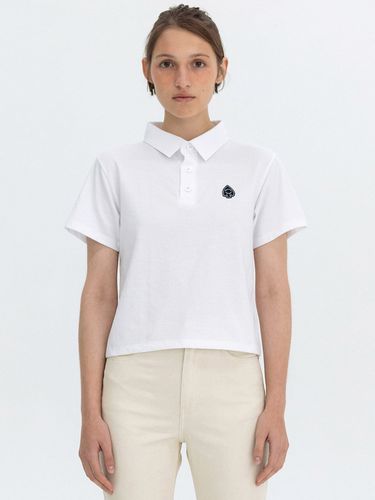 Emblem Patch Polo T-shirt_White - Bensimon - Modalova