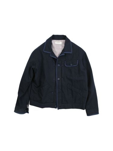 Cotton Jacket - Navy - SENTIBONES - Modalova