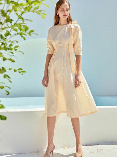 Mia Pleated Dress (2 Colors) - IvanaHelsinki - Modalova