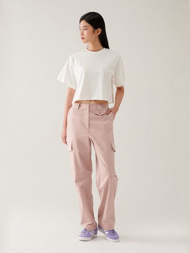 Basic Cargo Pants _ Pink - GANISONG - Modalova