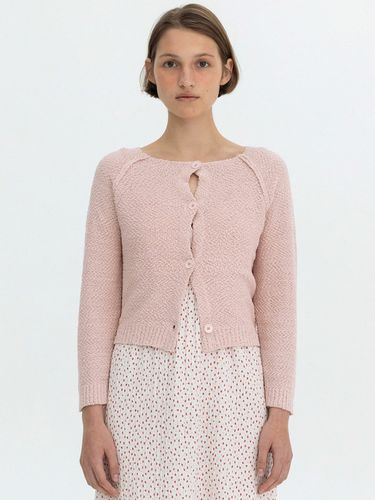 Boucle Knit Cardigan_Pink - Bensimon - Modalova