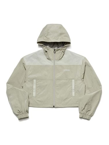 Cropped Wind Breaker - Beige - MARKM - Modalova