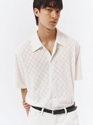 Crochet Shirts - Off White - Dunst for MEN - Modalova