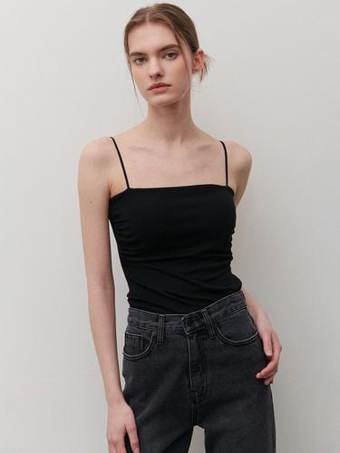 Shirring Cap Sleeveless Black - camino - Modalova