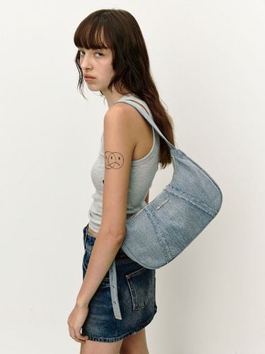 Exclusive]Canvas Stitch Hobo Bag _4 colors - FILLINTHEBLANK - Modalova