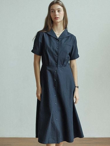 Marine Collar Dress_Navy - NONLOCAL - Modalova