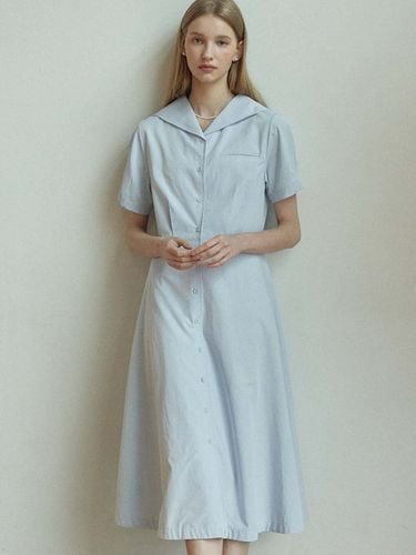 Marine Collar Dress_Sky Blue - NONLOCAL - Modalova