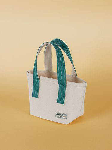 Half Handle Tote Bag_Aqua Green - Brookly - Modalova