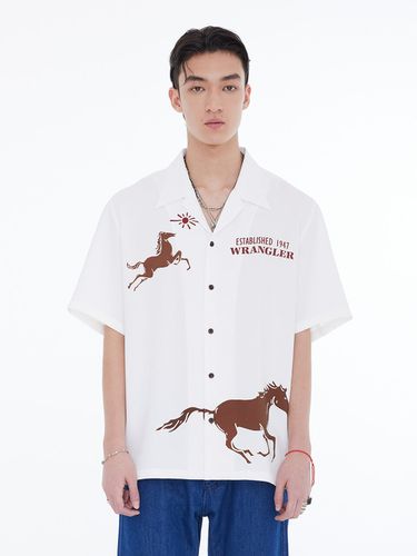 Standard Horse Print Short Sleeve Shirt - Wrangler - Modalova