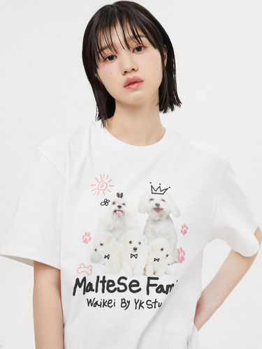 Maltese Family Short Sleeve T-Shirt - WAIKEI - Modalova