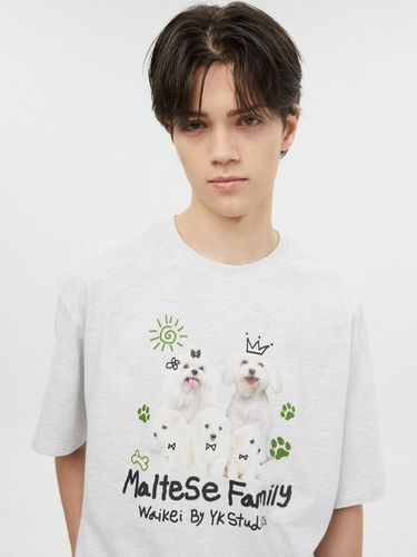 Maltese Family ShortSleeve T-Shirt - WAIKEI - Modalova