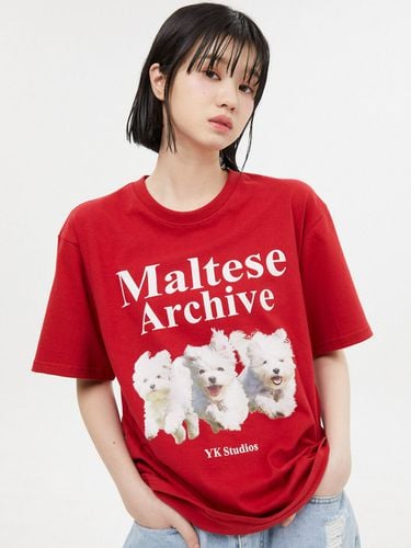 Maltese Archive Short Sleeve T-Shirt - WAIKEI - Modalova