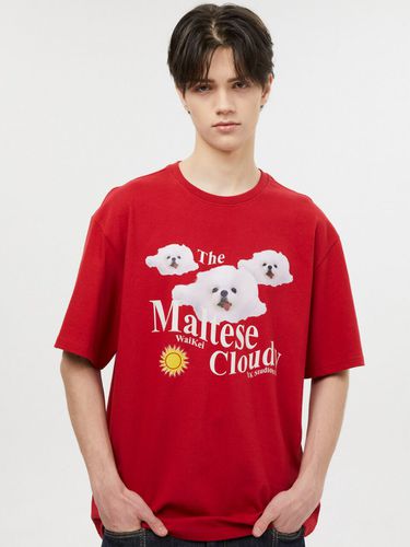 Maltese Cloudy Short Sleeve T-Shirt - WAIKEI - Modalova