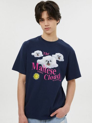 Maltese Cloudy Short Sleeve T-Shirt - WAIKEI - Modalova