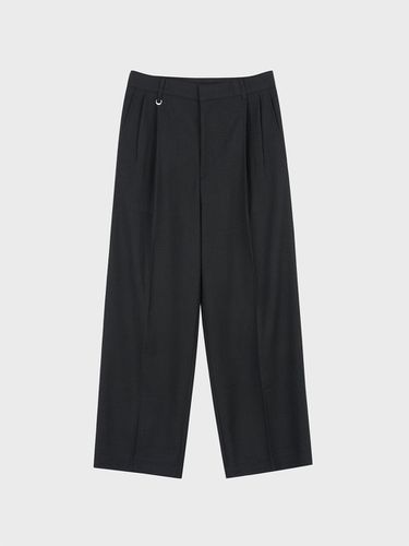 Flutter Two Tuck Wide Slacks _ - LIEU HOMME - Modalova