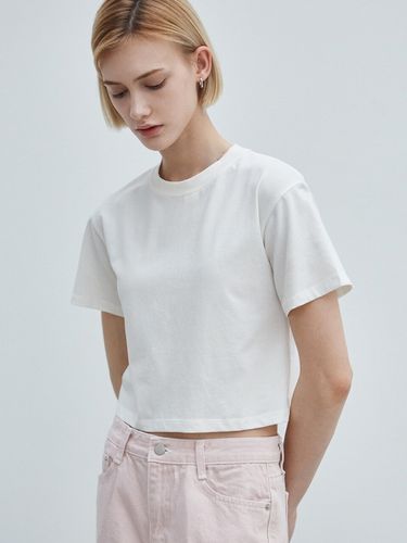 Curved Short Tencel Tee - NICK&NICOLE - Modalova