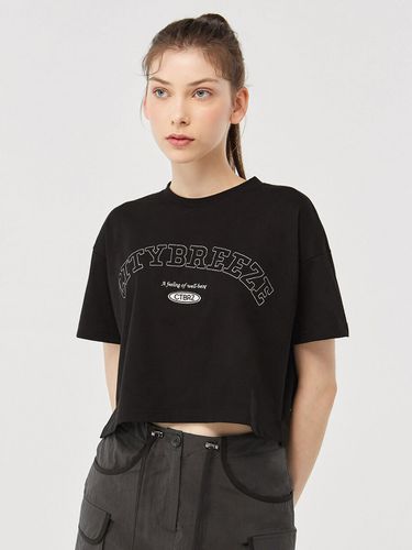 Logo Embroidery Cropped T-shirt - CITYBREEZE - Modalova