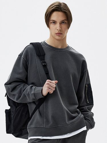 Garment Dyeing Sweatshirt (Charcoal Gray) - TNGT - Modalova