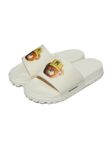 Bear Print Slides - White - MARKM - Modalova