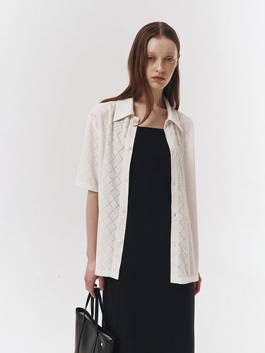 Unisex Crochet Shirts_Off White - Dunst for WOMEN - Modalova