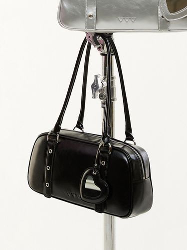 Heart Mirror Buckle Shoulder Bag_ - VVV - Modalova