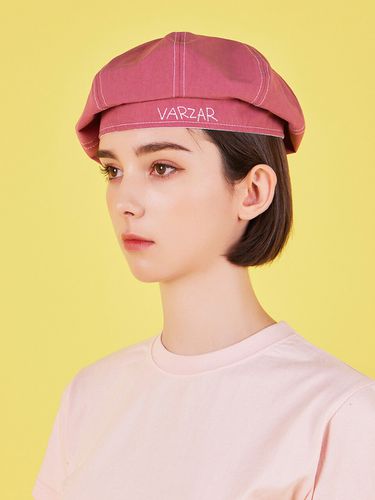 Scribble Point Beret_Pink - VARZAR - Modalova