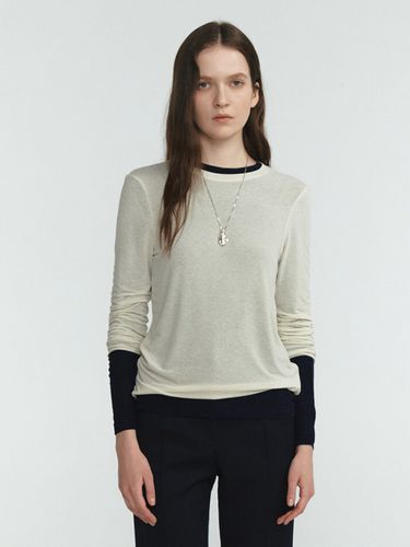 Basic See-through Round Shirt - LINE STUDIO ONE - Modalova