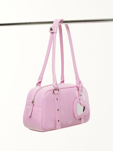 Heart Mirror Buckle Shoulder Bag_ - VVV - Modalova