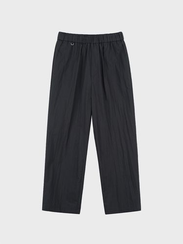 Nylon-Blend Banding Pants _ Black - LIEU HOMME - Modalova