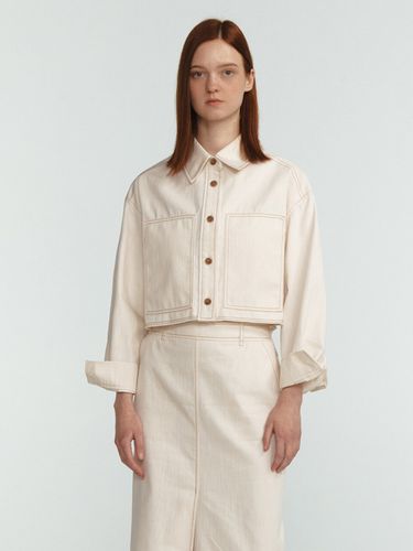 Tess Stitch Cropped Shirt - LINE STUDIO ONE - Modalova