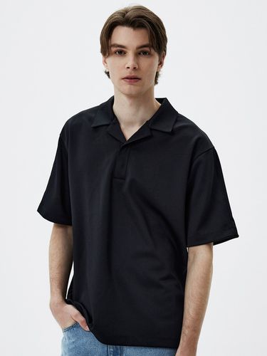 Semi Overfit Twill Open Collar T-Shirt () - TNGT - Modalova