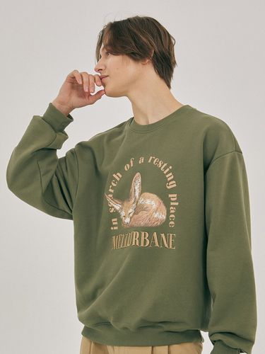 Fennec Arch Sweatshirt_Khaki - mellurbane - Modalova