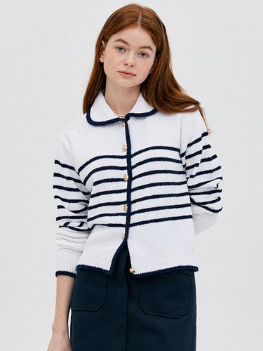 L Kate Boucle Stripe Cadigan - ANEDIT - Modalova