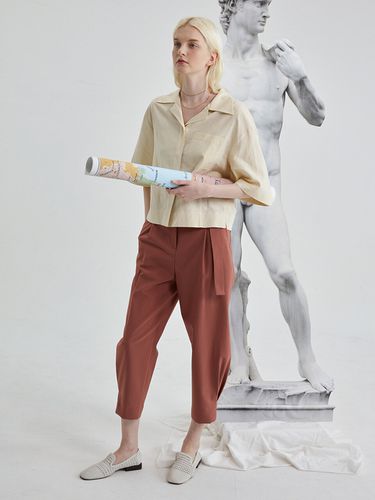 Belted Cocoon Pants - LINE STUDIO ONE - Modalova