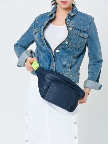 Denim Waist Bag_Blue - LWL - Modalova