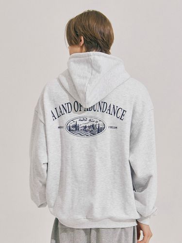 Sunny Fields Hoodie_White Melange - mellurbane - Modalova