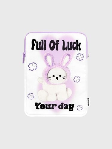 Purple Bunny ChichiiPad Sleeve Pouch_White - EARP EARP - Modalova