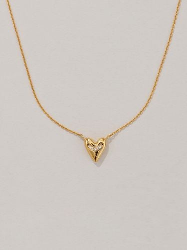 Classy Heart Necklace - Manaet - Modalova