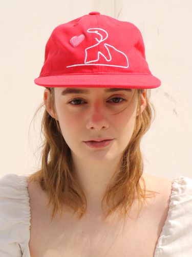 Feeling Heart Ball Cap_Vintage Red - ELKE BLOEM - Modalova