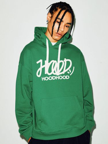 Signature Logo Hoodie - Green - HOODHOOD - Modalova