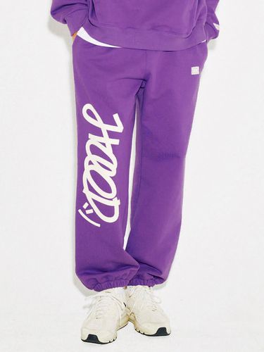 Signature Logo Sweatpants - Purple - HOODHOOD - Modalova