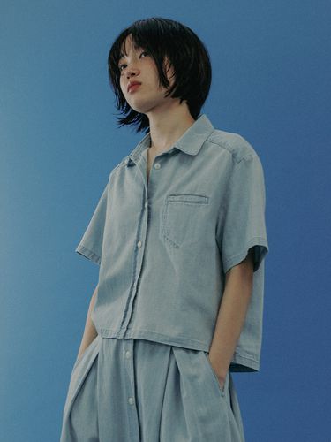 Nob Pocket Shirt_Sky - Monochrome - Modalova