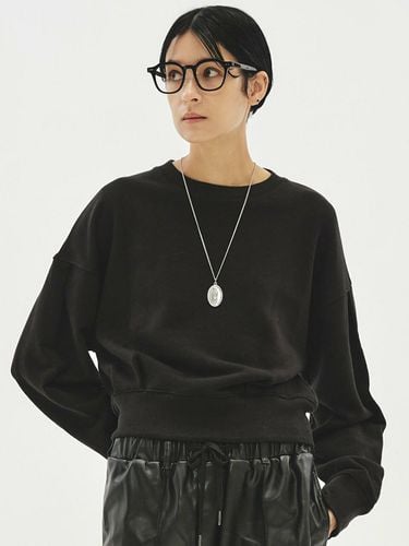 Tuck-Detail Cropped Sweatshirt _ - MMIC - Modalova