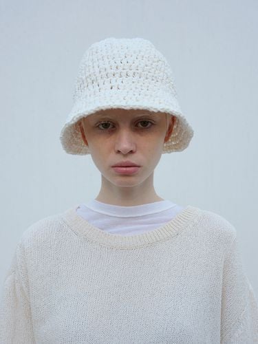 Paper Cotton Bucket Hat - NOTHINGEVERYTHING - Modalova